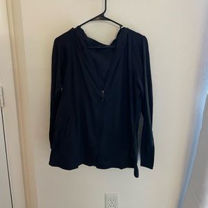 Light Weight 32 degrees cool black zip up work out hoodie